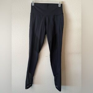 TNA ARITZIA Black Mesh Panel Leggings